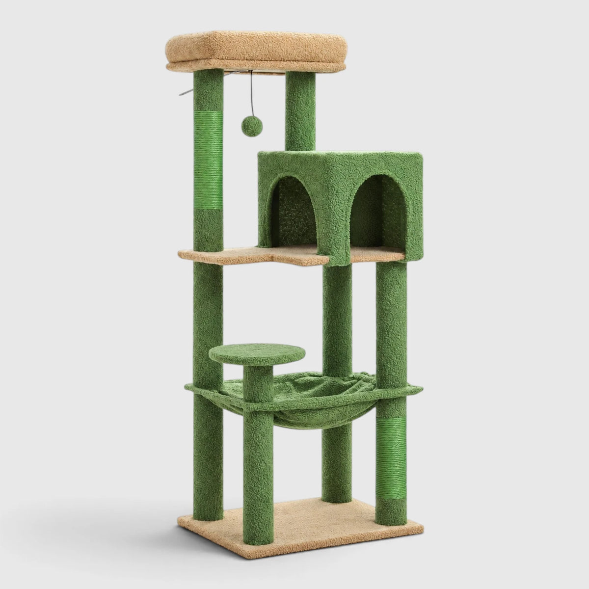 Arbre à Chat Solide coloris Vert
