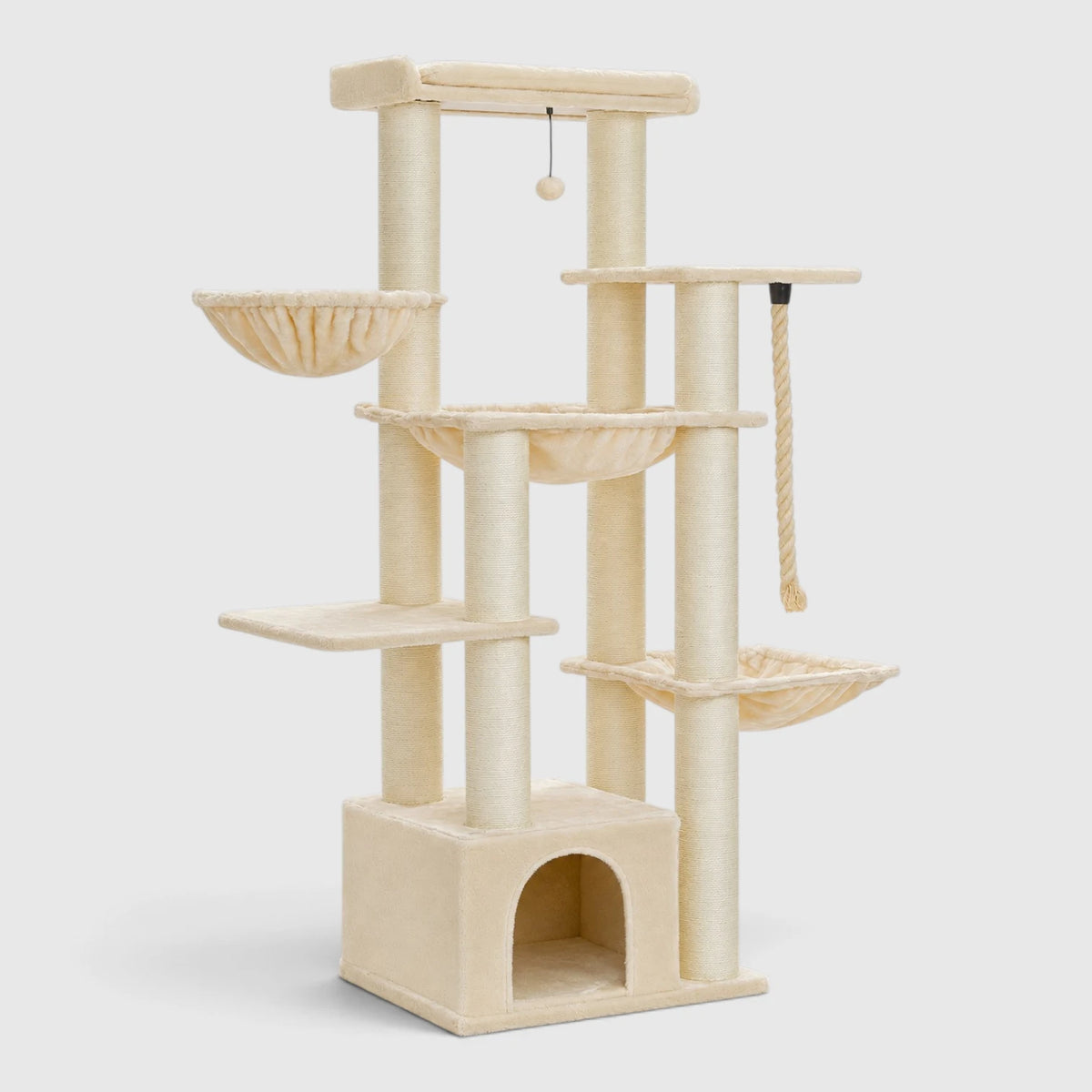 Arbre à Chat XXL Solide coloris Beige