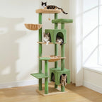 Arbre à Chat 2 Chats installé dans un salon lumineux