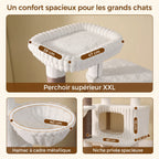 Perchoir XXL et hamacs de l'l'arbre à Chat Géant