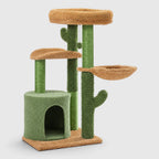 Arbre à Chat Cactus cactus de 90 cm avec panier et niche