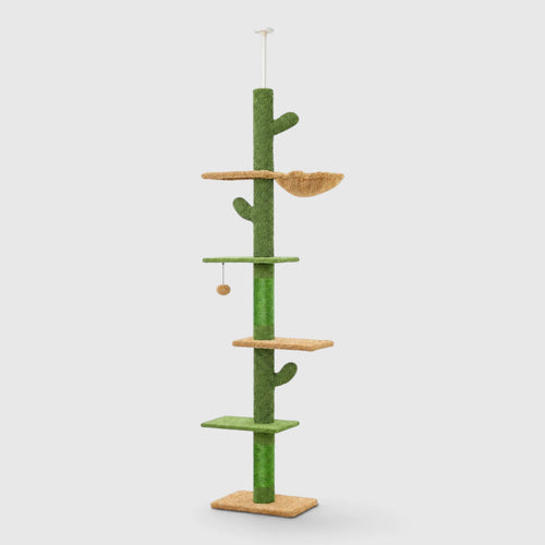 Arbre à Chat Cactus XXL en forme de cactus géant avec poteaux en sisal