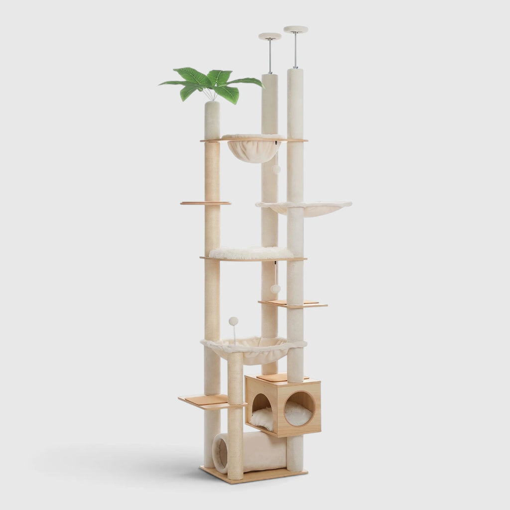 Arbre à Chat Géant Ajustable réglable de 237 à 256 cm du sol au plafond