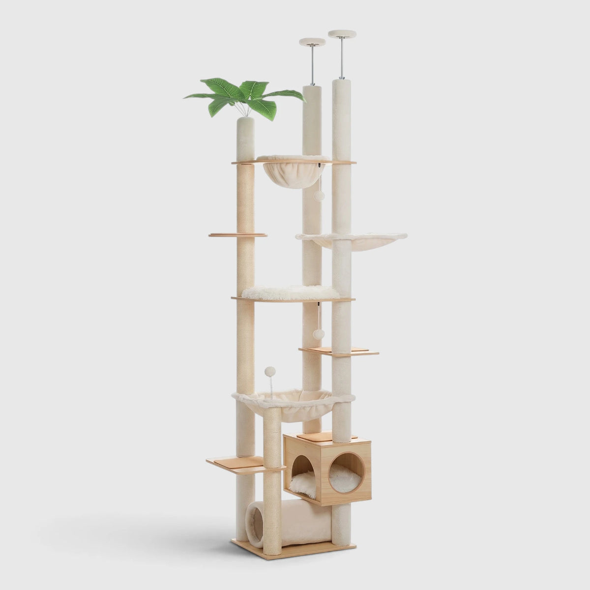 Arbre à Chat Géant Ajustable réglable de 237 à 256 cm du sol au plafond