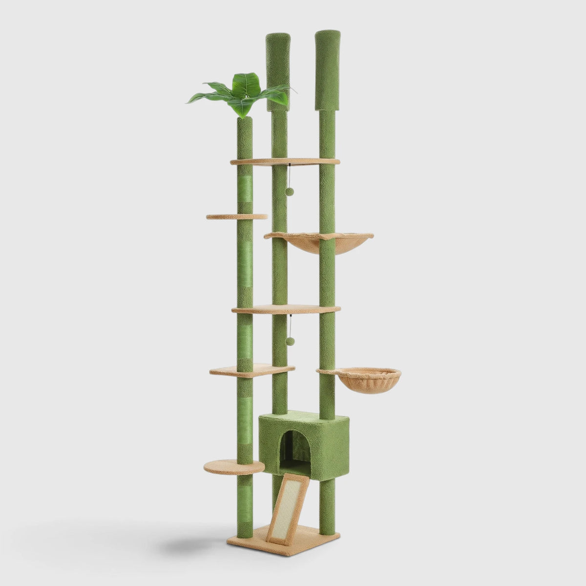 Arbre à Chat 250 cm coloris Vert