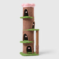 Arbre à Chat Original tronc d'arbre de 174 cm avec 4 niches