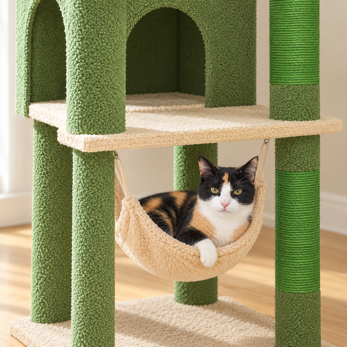 Feuillage décoratif de l'l'arbre à Chat 190 cm