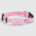 Collier traceur chat rose