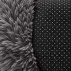 Fausse fourrure et dessous à picots antidérapants du coussin anti stress