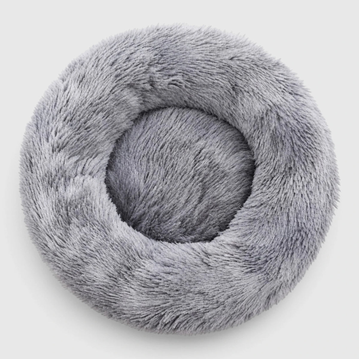 Coussin anti stress chat gris clair