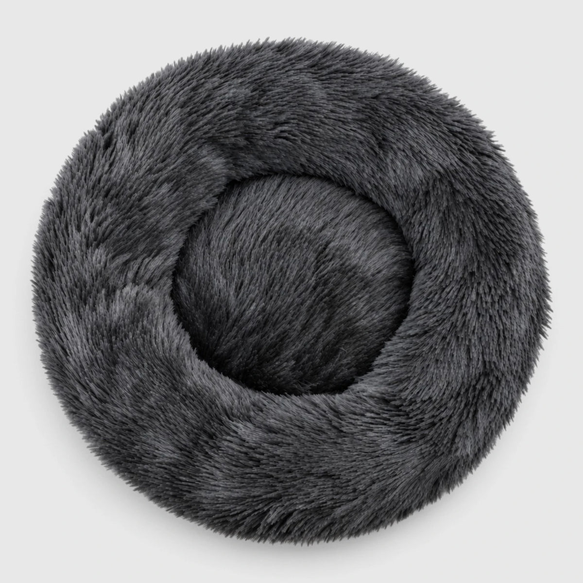 Coussin anti stress chat gris foncé