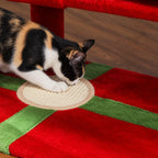 Tapis à griffer cadeau de l'l'arbre à Chat Noël