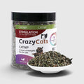 Pot d'herbe à chat cataire de 560 ml avec herbe séchée