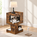 Arbre à Chat Design Moderne coloris Marron vintage